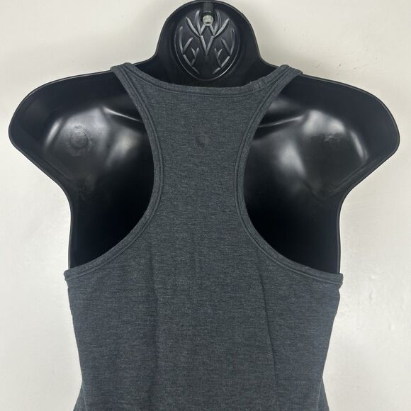 LULULEMON Grey Refresh Maxi Dress II Slim Fit Pima Cotton 4-6 - Picture 7 of 8